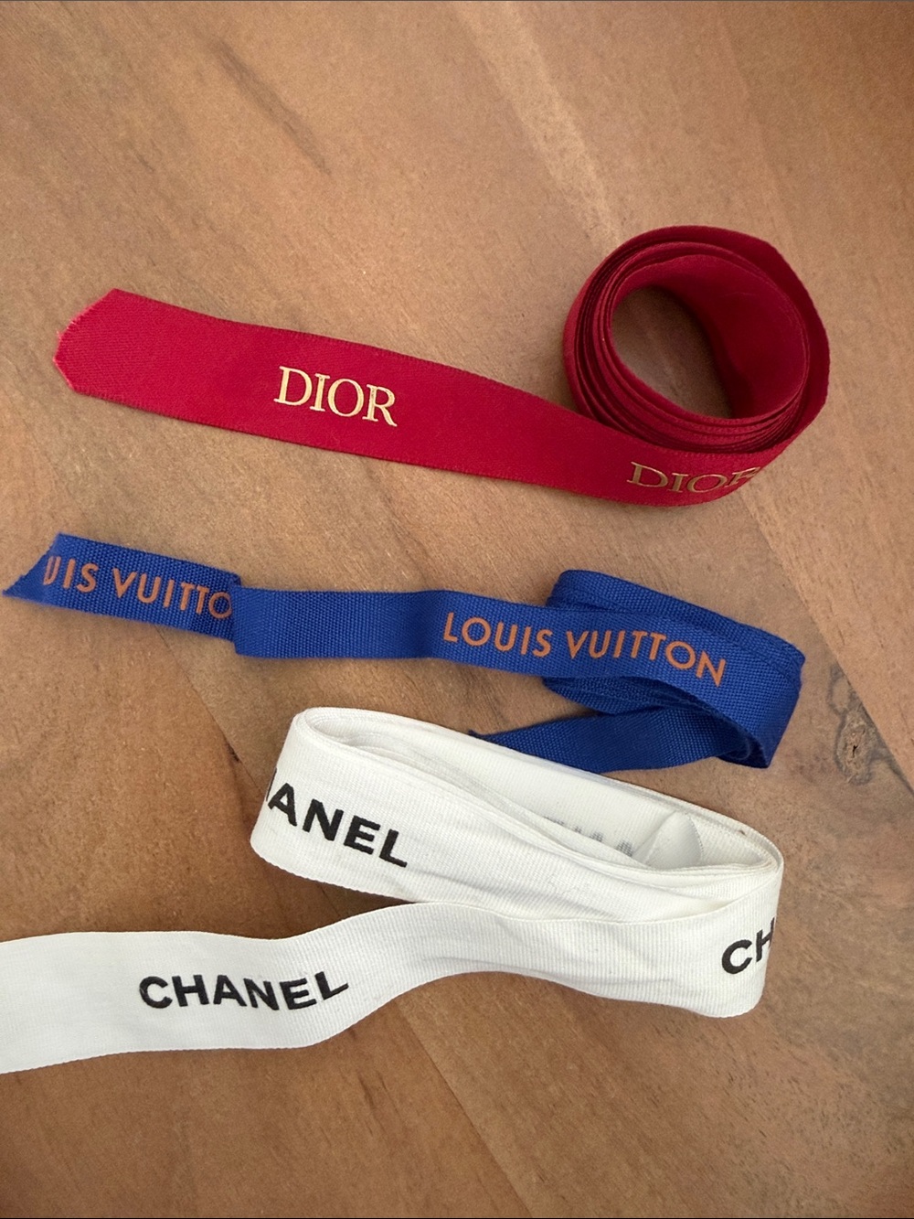 Dior/Chanel/Louis Vuitton Ribbons
